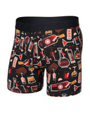 Saxx Men's DropTemp Cooling Cotton Host With The Most Black Boxer Brief