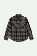 Brixton Mens Black/Charcoal Beige/Slate Vintage Wash Flannel