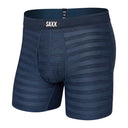 Saxx Men's Droptemp Cool Mesh Boxer Brief w/Fly Dark Denim Heather
