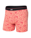Saxx Mens Fusion Coral Parrot Party Daytripper Fly Boxer Brief