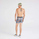 Saxx Mens Slate Mr. Deer Face Volt Breathable Mesh Boxer Brief