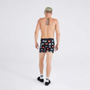 Saxx Mens Black Couch Potato Ultra Super Soft Boxer Brief