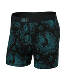 Saxx Mens Black Deer Damask Ultra Super Soft Boxer Brief