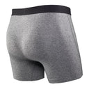 Saxx Men's Ultra Super Soft Boxer Brief w/Fly Salt & Pepper