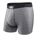 Saxx Men's Ultra Super Soft Boxer Brief w/Fly Salt & Pepper