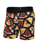Saxx Mens Black Anyway You Slice It Droptemp Cooling Cotton Boxer Brief