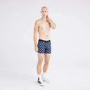 Saxx mens Aquatic Check Droptemp Cooling Cotton Boxer Brief