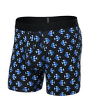 Saxx mens Aquatic Check Droptemp Cooling Cotton Boxer Brief