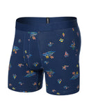 Saxx Mens MIdnight Island Life Droptemp Cooling Cotton Boxer Brief