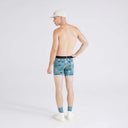 Saxx mens Hydro Blue Outside Is In Droptemp Cooling Cotton Boxer Brief