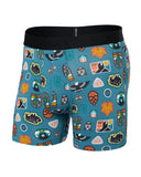 Saxx mens Hydro Blue Outside Is In Droptemp Cooling Cotton Boxer Brief