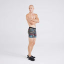 Saxx Mens Light and Shadow Quest Quick Dry Mesh Boxer Brief