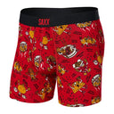 Saxx Men's Vibe Dumps And Noods Red Boxer Brief