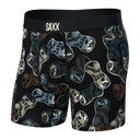 Saxx Men's Vibe Friday Night Camo Black Boxer Brief