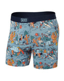 Saxx Mens Desert Blue Fresh Tracks Vibe Super Soft Boxer Brief