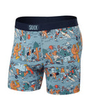 Saxx Mens Desert Blue Fresh Tracks Vibe Super Soft Boxer Brief