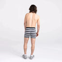Saxx Mens Vibe Super Soft Boxer Brief Freehand Stripe Grey