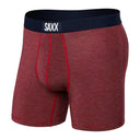Saxx Mens Vibe Super Soft Boxer Brief Mini Stripe Cherry