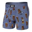 Saxx Men's Vibe Stumpy Blue Boxer Brief