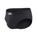 Saxx Men's Ultra Super Softer w/Fly Brief Black/Black
