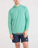 Saxx Mens Mint Heather Droptemp All Day Cooling Hoodie