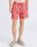 Saxx Mens Coral Birds of Paradise Oh Buoy 2in1 Volley Shorts