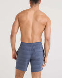 Saxx Mens Dark Ink/Navy Stripe Oh Buoy 7" Volley Shorts