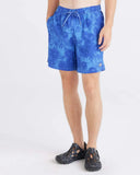 Saxx Mens Daisy Blue White Noise Oh Buoy 2in1 Volley Shorts