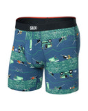 Saxx Mens Dark Denim Buzzcut Vibe Xtra Fly Boxer Brief