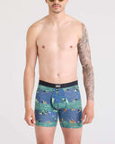 Saxx Mens Dark Denim Buzzcut Vibe Xtra Fly Boxer Brief