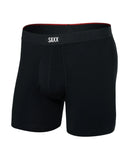 Saxx Mens Black Vibe Xtra Super Soft Boxer Brief
