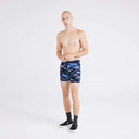 Saxx Mens Cloudbank Camo-Navy Vibe Xtra Super Soft Boxer Brief