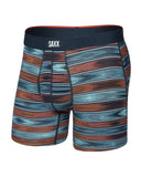 Saxx Men's Vibe Xtra Soft Comfort Ikat Stripe Multi Boxer Brief