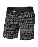 Saxx Men's Vibe Xtra Soft Comfort Island Lineup Black Boxer Brief