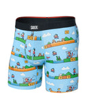 Saxx Mens Blue Out of Bounds Vibe Xtra Fly Boxer Brief