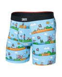 Saxx Mens Blue Out of Bounds Vibe Xtra Fly Boxer Brief