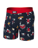 Saxx Mens Party Foul Vibe Xtra Fly Boxer Brief