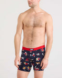 Saxx Mens Party Foul Vibe Xtra Fly Boxer Brief