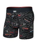 Saxx Men's Vibe Xtra Soft Comfort Rivers Bend Black Boxer Brief