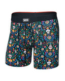 Saxx Men's Vibe Xtra Soft Comfort Skull Garden Multi Boxer Brief