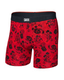 Saxx Men's Vibe Xtra Soft Comfort Sloshed Ball Cherry Boxer Brief
