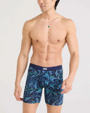 Saxx Mens Dark Ink Sharks and Minnows Vibe Xtra Fly Boxer Brief