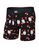 Saxx Men's Vibe Xtra Soft Comfort Tapped Out Black Boxer Brief