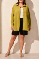 Tribal Ladies Aloeleaf Size Inclusive Flowy Raglan Sleeve Shirt