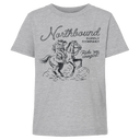 Northbound Supply Co. Girls Grey Heather Cowgirl Tshirt
