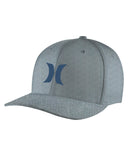Hurley Mens Grey Heather H2O Dro Prismo Flexfit Hat