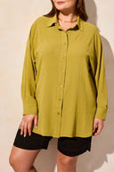 Tribal Ladies Aloeleaf Size Inclusive Flowy Raglan Sleeve Shirt