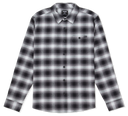 Hurley Mens Black Portland Stretch LS Flannel
