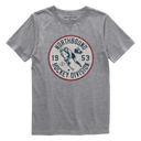 Northbound Supply Co. Boys Grey Heather Hockey Division Tshirt