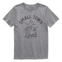 Northbound Supply Co. Girls Charcoal Heather Small Town Roots Tshirt